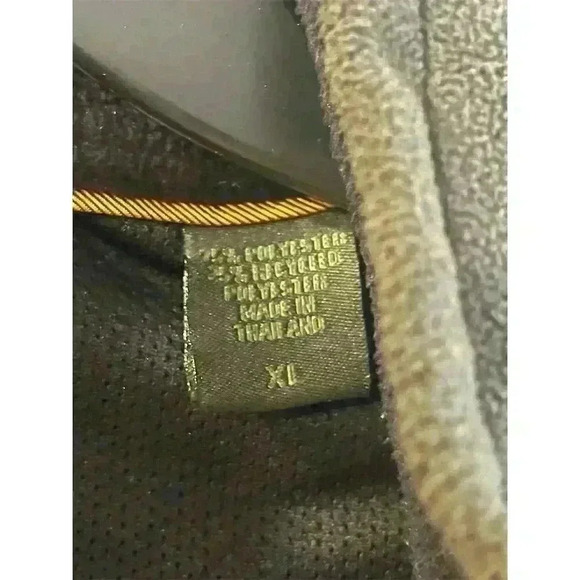 Timberland Men's XL Green Softshell Vest Casual Full Zip Pockets - Picture 4 of 8